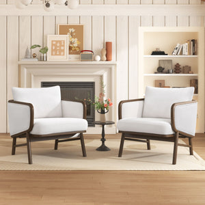 Upholstered Accent Armchair For Living Room by Couch.com