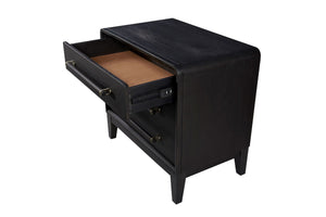 3 Drawer Nightstand With USB - Black by Couch.com