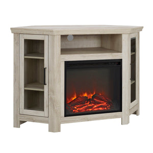 Classic Glass Door Fireplace TV Stand For Tvs Up To 55" by Couch.com