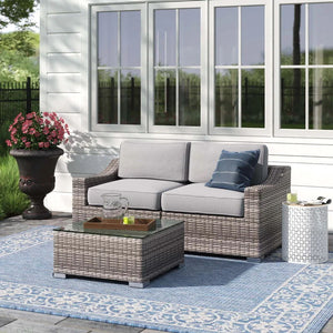 Stylish Sofa Seating Group With Cushions Perfect For Outdoor Gatherings by Couch.com