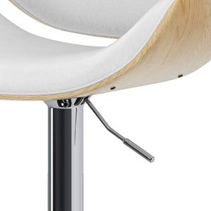 Marana - Handcrafted Bentwood Adjustable Swivel Bar Stool by Couch.com