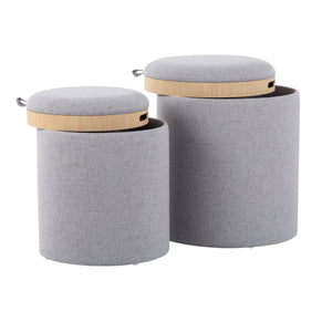 Tray - Contemporary Nesting Ottoman Set by Couch.com