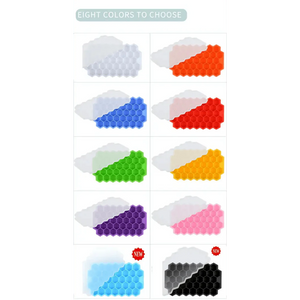 Amazing Honeycomb Ice Cube Trays Reusable Silicone Ice cube Mold Free Ice maker with Removable Lids