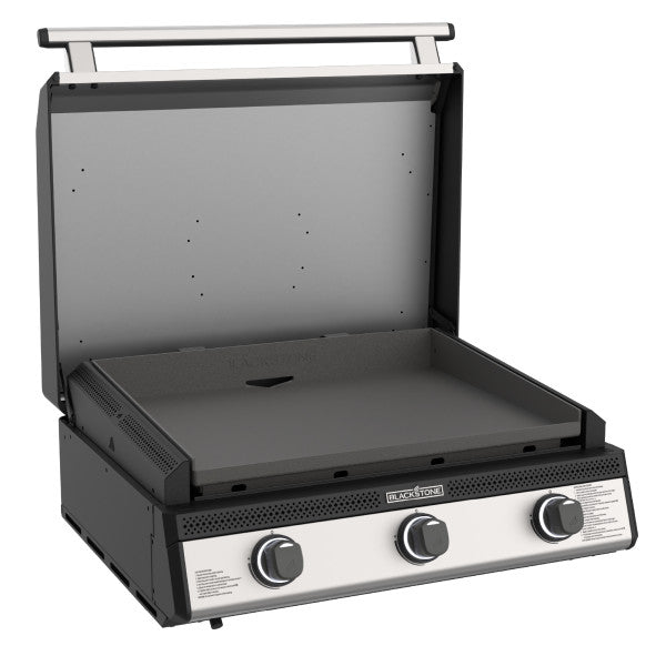 Blackstone 28" Deep Kitchen Griddle in Stainless Steel w/Hood