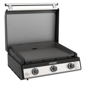 Blackstone 28" Deep Kitchen Griddle in Stainless Steel w/Hood