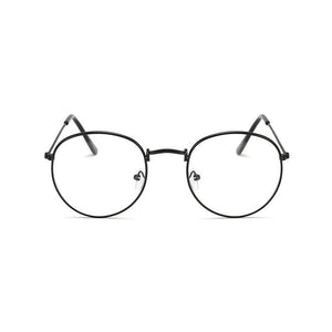 Anti Blue Light Glasses Computer Goggles Eye Protection For Men And Women Fashion Round Anti Blue Light Eyeglasses Reading Glasses Metal Spectacles For Men Women Eyewear Eyeglasses Frame Diopter 0 To 4.0