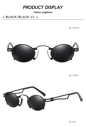 Anti Reflective Retro Eyeglasses Metal Oval Shape  Sunglasses For Women & Men Retro Design  Sun Glasses For Unisex New Colorful Frames New Popular Design