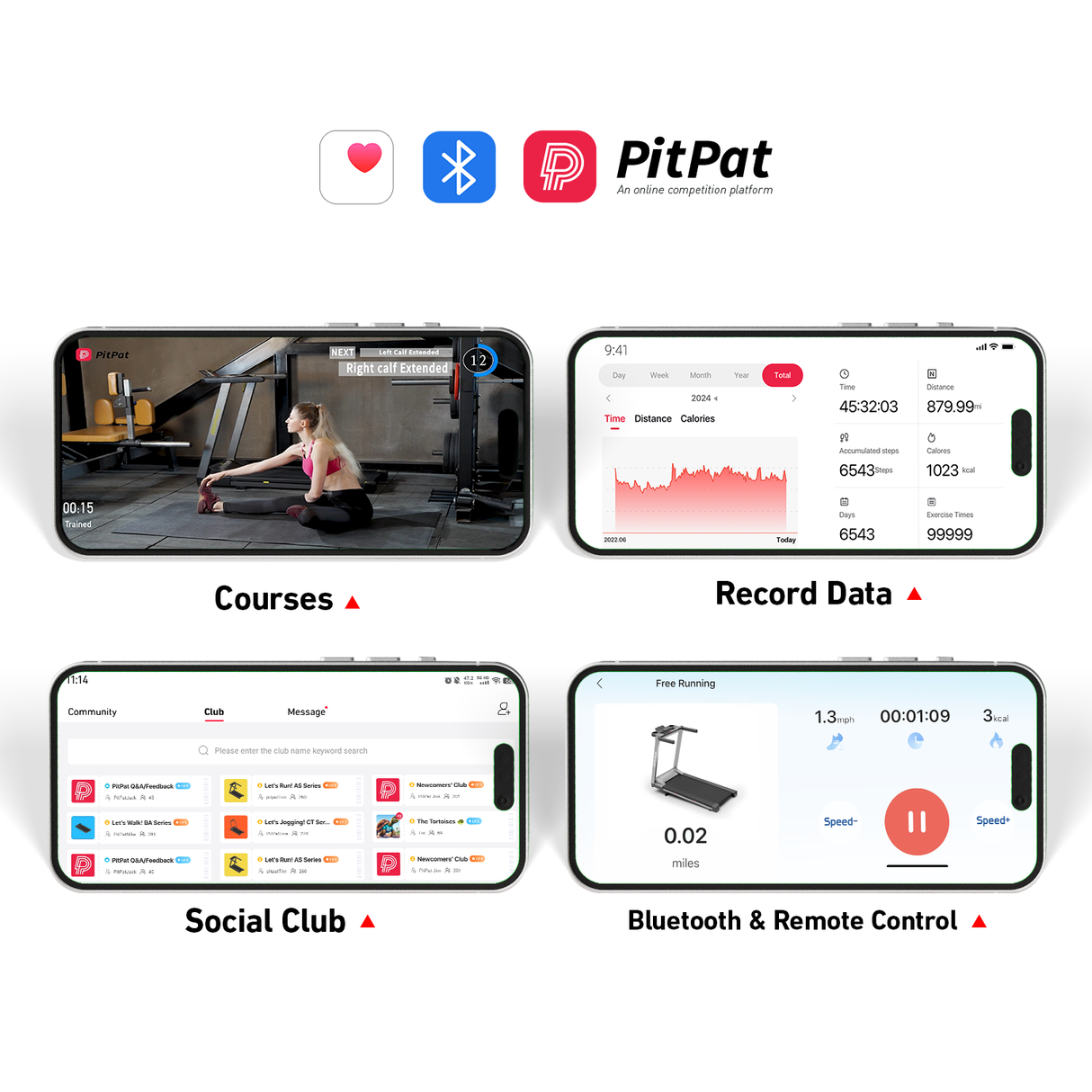 DeerRun A1 Pro Move+  6% Incline Foldable Treadmill——2025 Upgraded Chip & NFC Support | 350Lbs, 10mph Silver