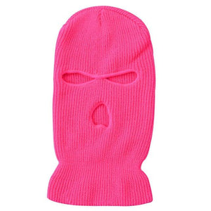 Army Tactical Mask 3 Hole Full Face Mask Ski Mask Winter Cap Balaclava Motorbike Motorcycle Helmet Full Helmet Neck Gaiter, Winter Balaclava Warm Knit Beanie for Outdoor Sports Outdoor Full Face Cover Thermal Ski Mask