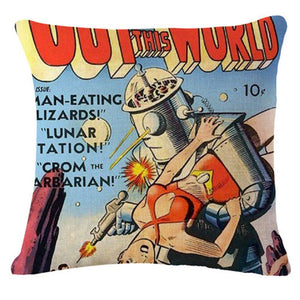 Art Renaissance Print Cushion Cover Throw Pillow Cover Home Decorative Cushion Case Beautiful Painting Art Pillow Case Home Decorative Sofa Car Chair Throw Pillow Case 45x45CM