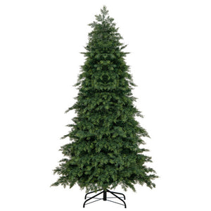 Artificial Christmas Tree Green Hinged Holiday Tree with 721/1019 Lush Branch Tips-6 ft