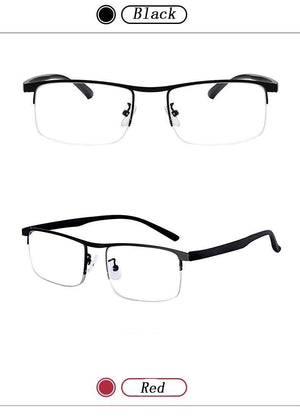 Attractive Metal Frame Sunglasses Style Intelligent Multifocal Progressive Reading Glasses and  Men Women Dual-use Anti-Blue Light Automatic Adjustment Eyewear
