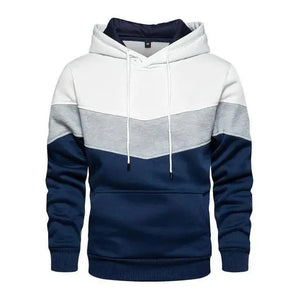 Autumn Casual Hoodie Male Thick Hoodies Hip Hop Streetwear Hooded Pullover Men Clothing  Hoodies for Men Pullover Hip Hop Colors Block Pocket Mens Shirts Sport Tops Sweatshirts