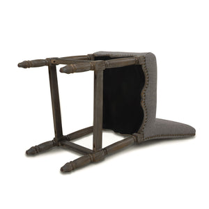 Odette - Farmhouse Upholstered Counter Height Bar Stool - Heathered Gray by Couch.com