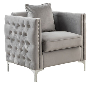 Bayberry - Velvet Chair With 1 Pillow by Couch.com