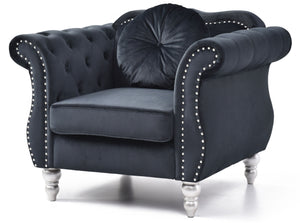 Chic Transitional Flared Arm Chair by Couch.com