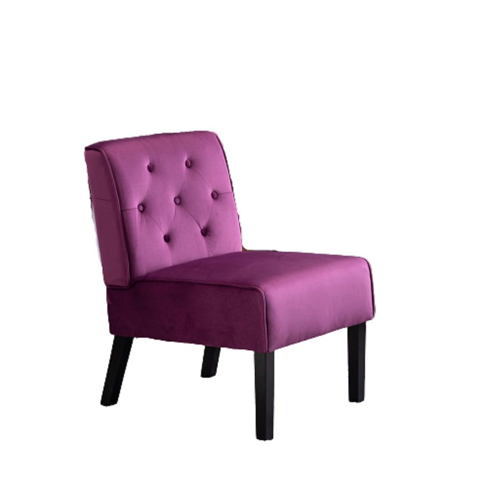 Reese - Living Room Armless Button Tufted Pattern Accent Chair (Set of 2) by Couch.com