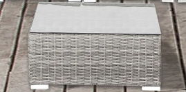 Seating Set With Cushions Handcrafted Wicker Design by Couch.com