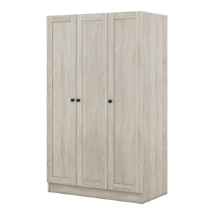 3 Door Shutter Wardrobe With Shelves by Couch.com