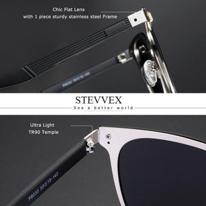New Luxury Elegent Polarized Square Sunglasses Temples Sun Glasses for Men and Women With UV400 Protection