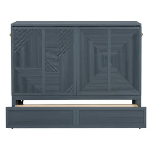 Murphy Bed With Large Drawer, USB Ports And Outlets by Couch.com