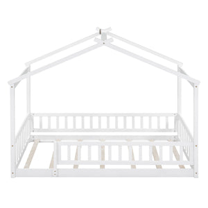 Bed House Bed Frame With Fence