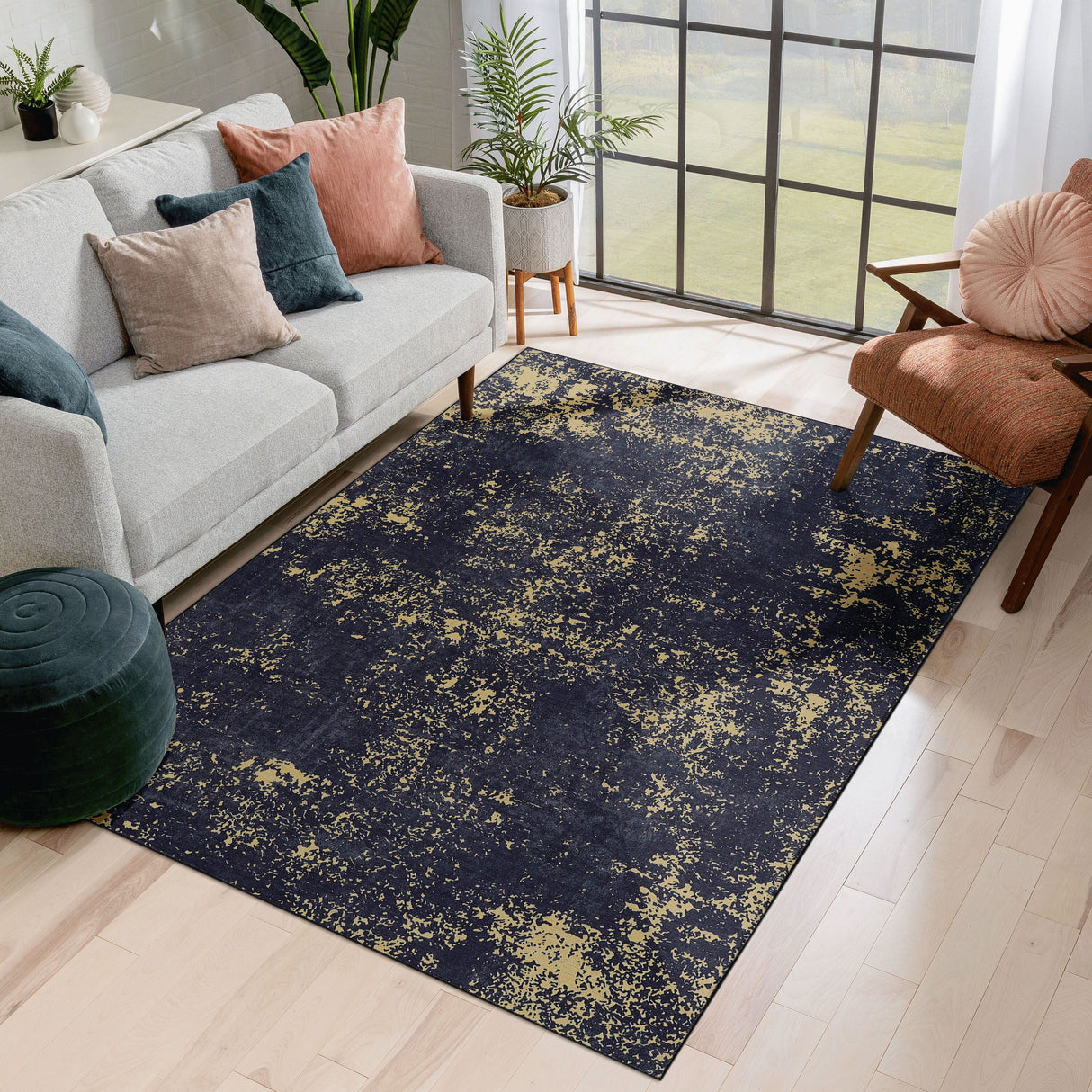 Maval - Stunning Area Rug, Washable by Couch.com