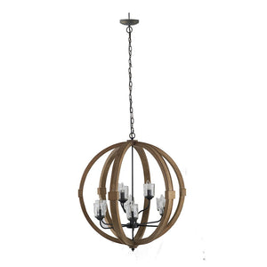 Chandelier, Hanging Light Fixture With Adjustable Chain For Kitchen, Bulb Not Included by Couch.com