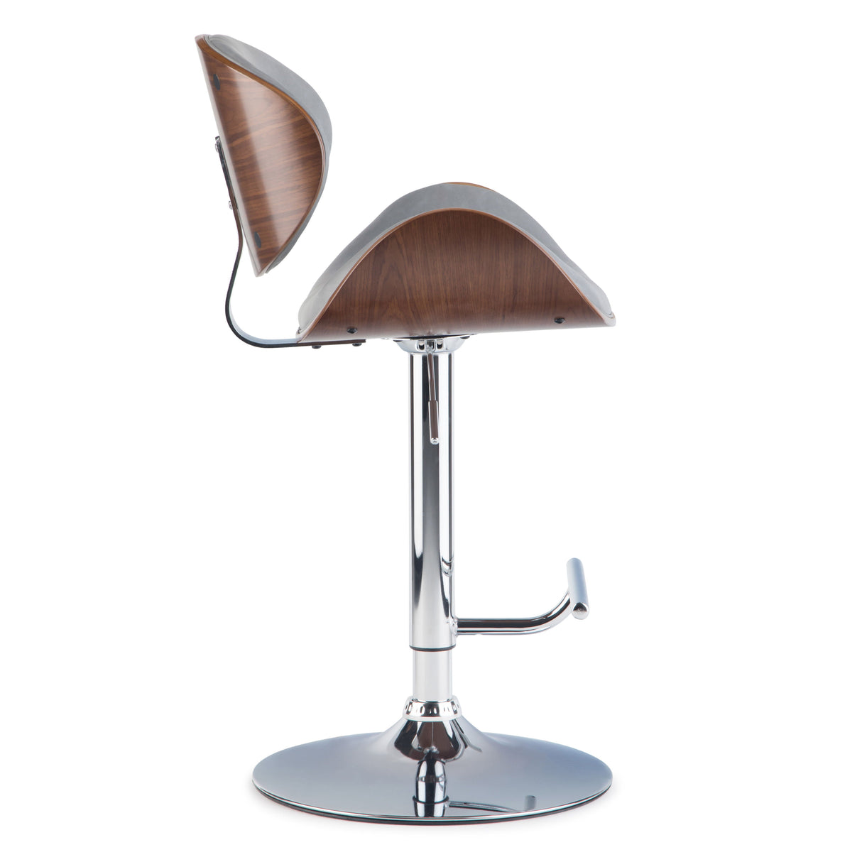 Marana - Multifunctional Handcrafted Bentwood Adjustable Swivel Bar Stool by Couch.com