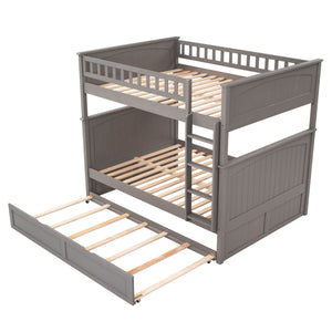 Bunk Bed With Twin Size Trundle, Guardrails by Couch.com