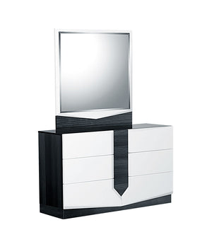 Vios - Zebra HG Mirror - White by Couch.com