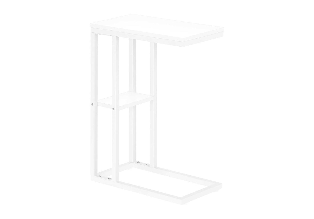 Accent Table, C - Shaped, Marble Look Contemporary & Modern Convenient Design by Couch.com