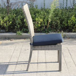 Balcones - Outdoor Wicker Dining Chairs With Cushions (Set of 8) by Couch.com