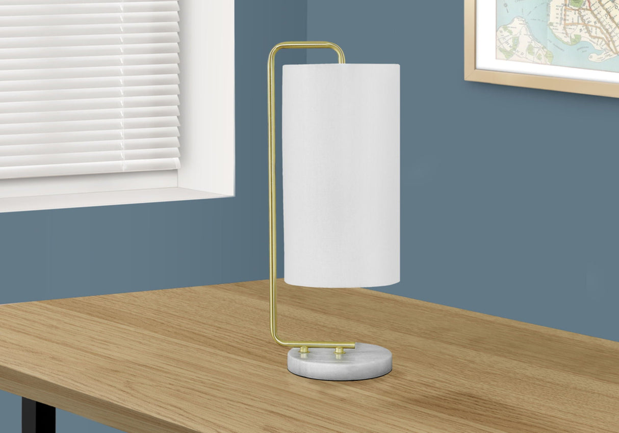 Lighting, Table Lamp, Marble, Contemporary - White by Couch.com