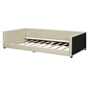 Upholstered Platform Bed, Mother & Child Bed by Couch.com
