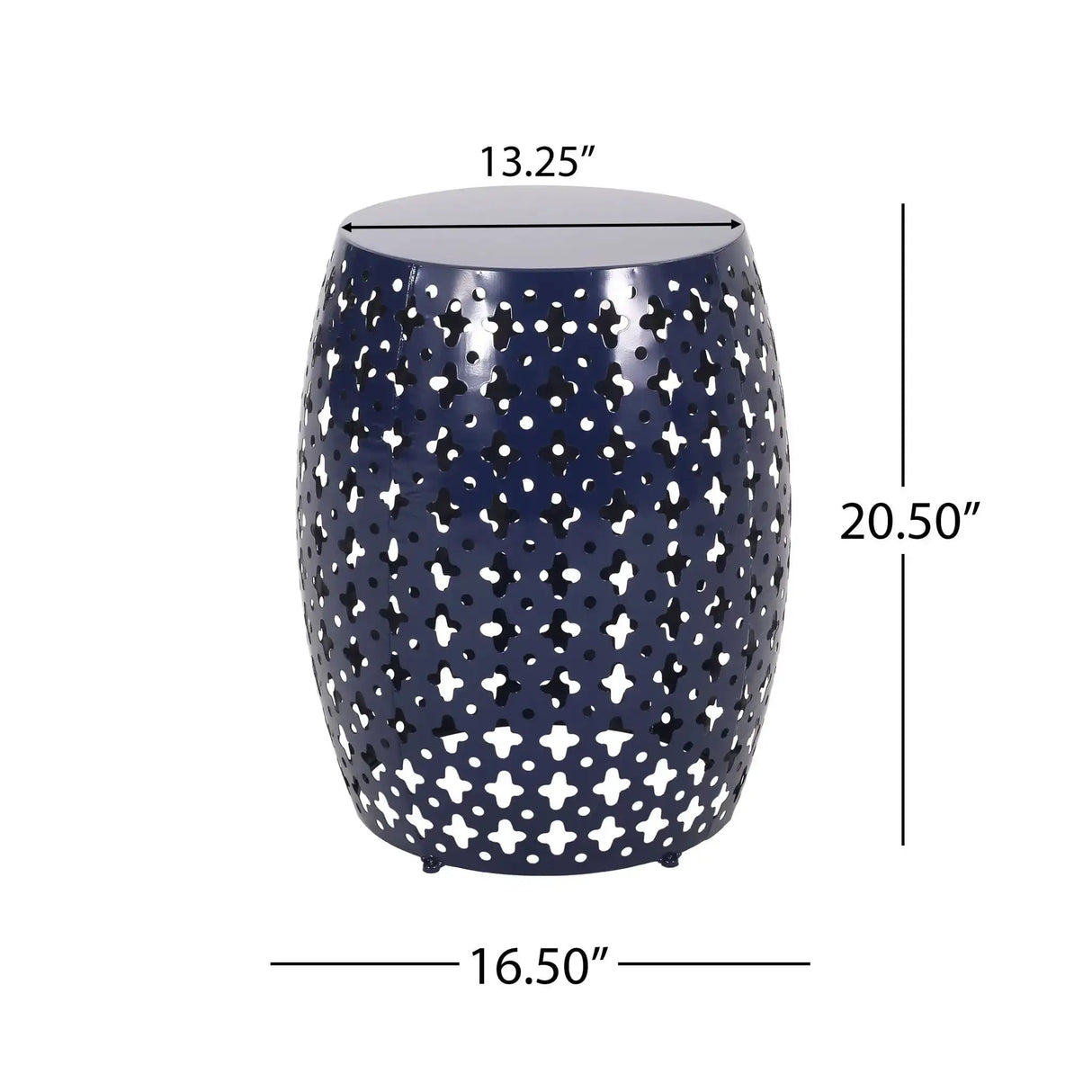 Modern Design Metal End Table Large