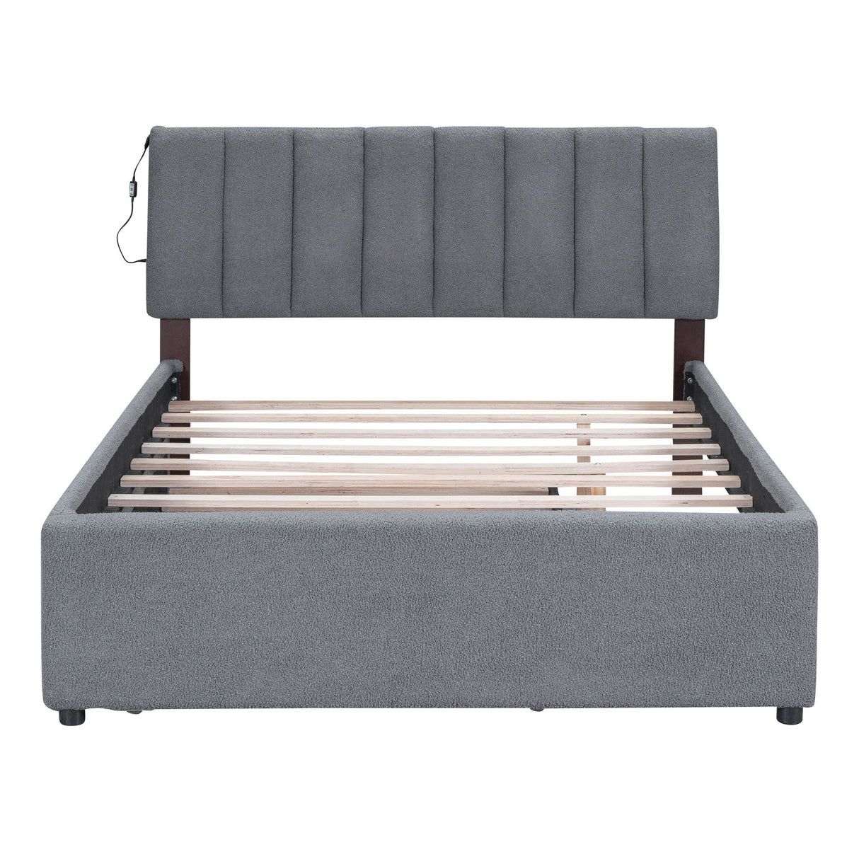 Upholstered Platform Bed With Trundle by Couch.com