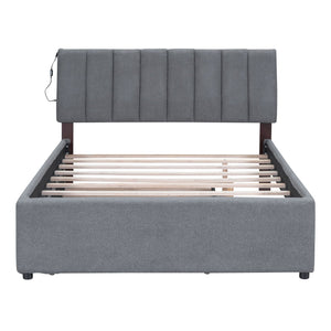 Upholstered Platform Bed With Trundle by Couch.com