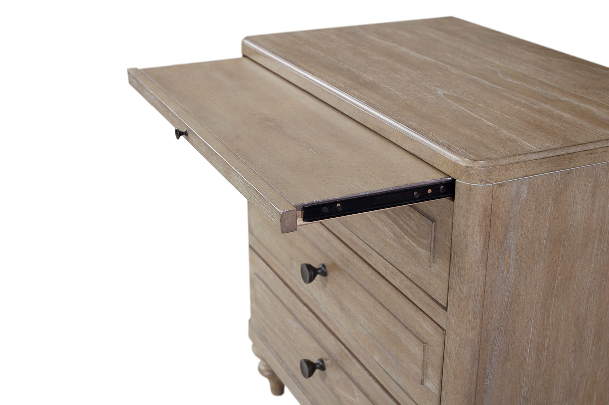 3 Drawer Nightstand - Sand by Couch.com