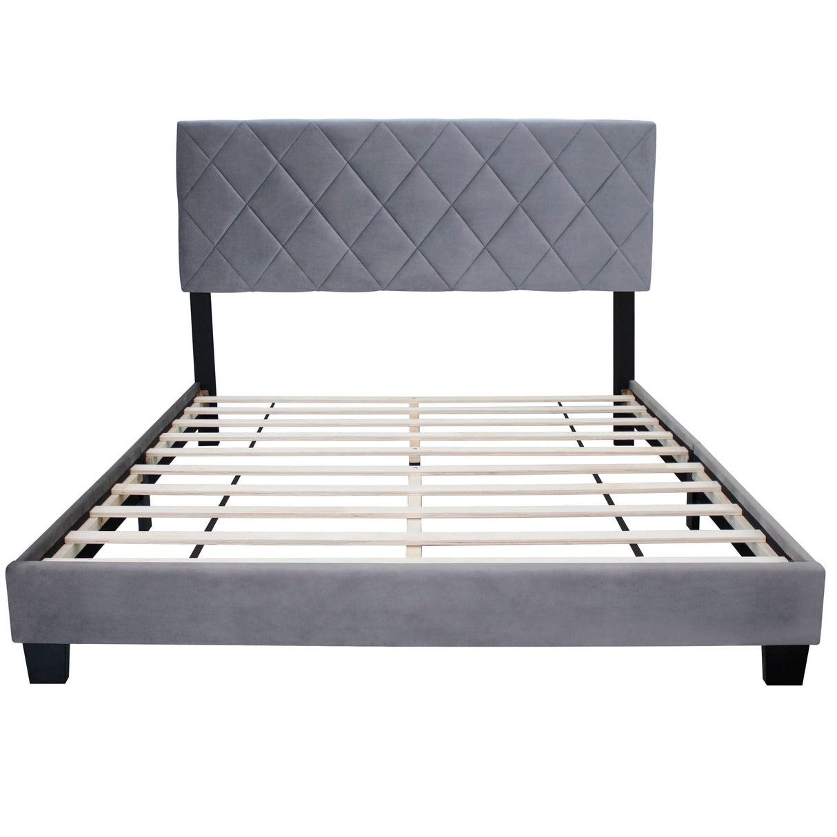 Queen Adjustable Upholstered Bed Modern Minimalist Top Styles by Couch.com