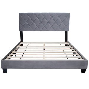 Queen Adjustable Upholstered Bed Modern Minimalist Top Styles by Couch.com