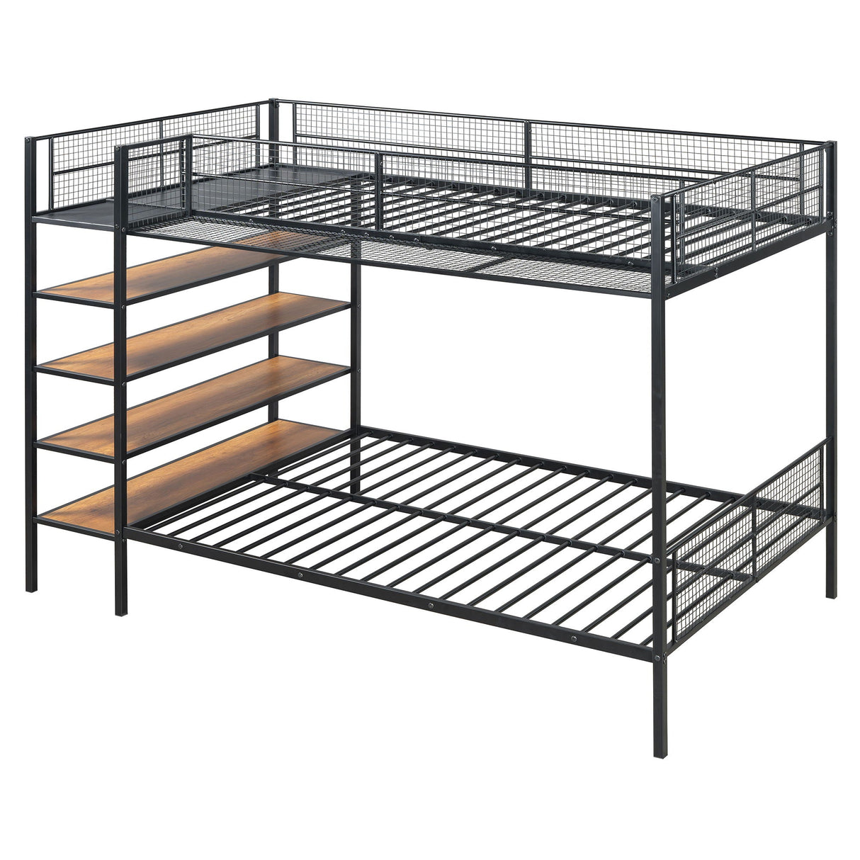 Bunk Bed With 5 Tier Shelves by Couch.com