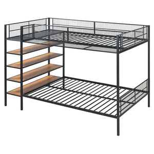 Bunk Bed With 5 Tier Shelves by Couch.com