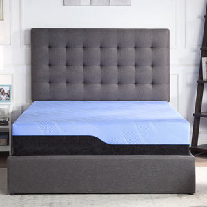 Refresh - 12" Hybrid Cooling Gelcare Memory Foam And Coil Mattress by Couch.com