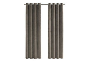 2 Pieces Set, Curtain Panel, Room Darkening, Grommet, Contemporary & Modern by Couch.com
