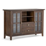 Artisan - Tall TV Media Stand - Natural Aged Brown by Couch.com