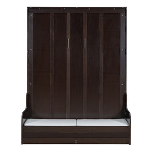 Murphy Wall Bed With Cushion, Space Saving Design, And Construction by Couch.com