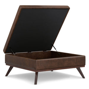 Owen - Multifunctional Square Coffee Table Storage Ottoman by Couch.com