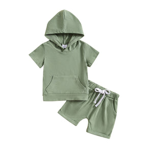 Children's Short-sleeved Shorts Two-piece Sports