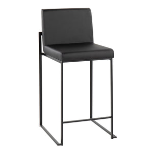 Fuji - Contemporary Modern Elegance, High Back Counter Stool by Couch.com